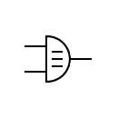 XNOR gate symbol, DIN system
