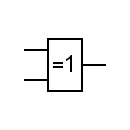 XOR gate symbol