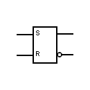 SR flip-flop symbol