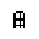 Alphanumeric LED indicator symbol