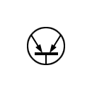 NPN breakdown diode symbol