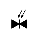Photo-diode common cathode symbol