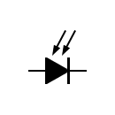 Photodiode symbol