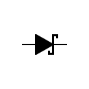 Schottky diode symbol