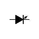 Varicap diode symbol