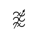 Symbol of the bandpass filter with variable center frequency