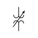 Transformer with voltage regulation / Voltage transformer symbol