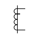 Current transformer with a secondary winding with a power symbol