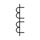 Current transformer with dual core symbol