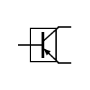 Electronic device in auxiliary circuit symbol