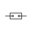 Resonator cavity symbol