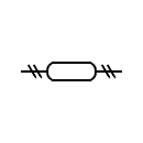 Bipolar circuit breaker symbol