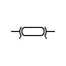 Circuit breaker isolator horns symbol