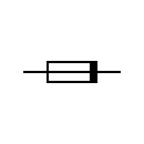 Symbol of the wide side is the side of the network that is active upon merge