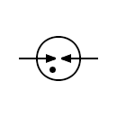 Surge Arrester / Gas discharge tube symbol