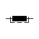 Shielded inductor symbol