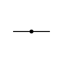 Junction in electrical conductor symbol