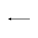 Flow direction left symbol