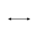 Flow direction outward symbol
