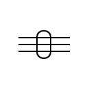 Conductors in a wire symbol