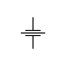 Piezoelectric crystal symbol