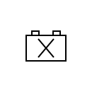 Battery failure symbol