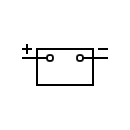 Battery representation symbol