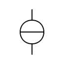 Ideal current generator symbol