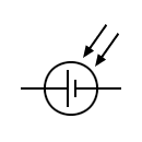 Photovoltaic cell symbol