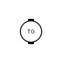 Tachometer generator symbol