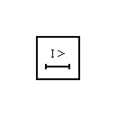 Overcurrent relay delayed action symbol