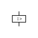 Overcurrent relay symbol
