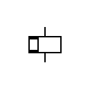 Polarized relay symbol