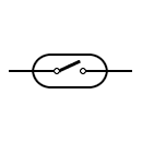 Reed switch / Reed relay symbol