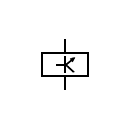 Electronic relay / Solid-state relay symbol