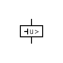 Defective voltaje actuated relay symbol