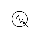 LDR - Photoresistor symbol