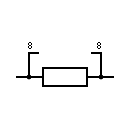 Resistor array symbol