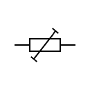 Preset resistor symbol