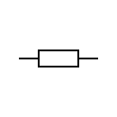 Resistor symbol, IEC system
