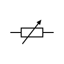 Rheostat / Potentiometer, Variable resistor symbol