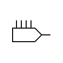 DAC symbol - Digital to Analog Converter