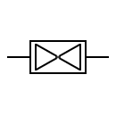 2 Way repeater 1 line symbol