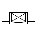 2 Way repeater bypass 2 lines symbol