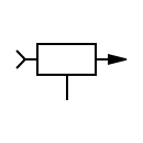 Dimmer symbol