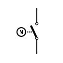 Electric motor switch symbol