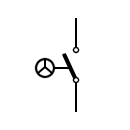 Handwheel switch symbol
