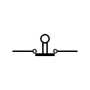 Limit switch pushbutton symbol