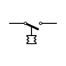 pressure or vacuum switch symbol