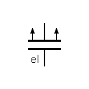 Electroluminescence symbol